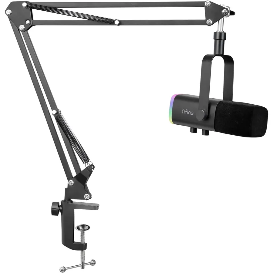 FIFINE AM8 - Micrófono dinámico USB/XLR con soporte