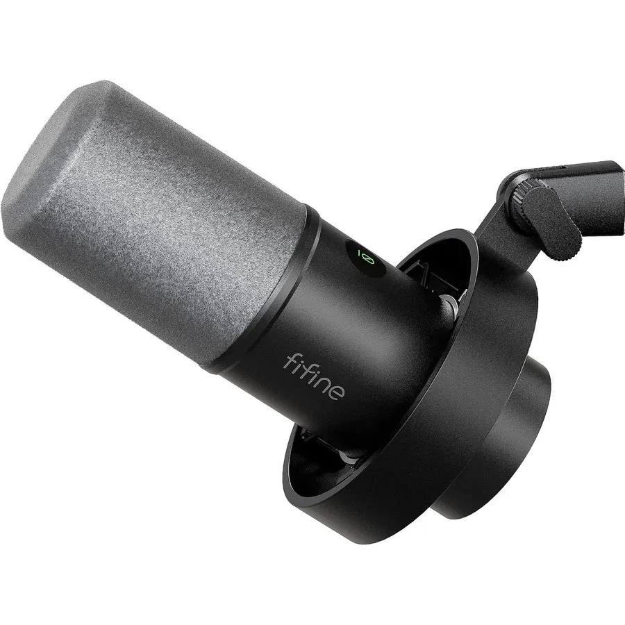 FIFINE K688 - Micrófono dinámico USB/XLR para podcast